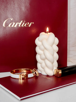 Knit Knot Candle.