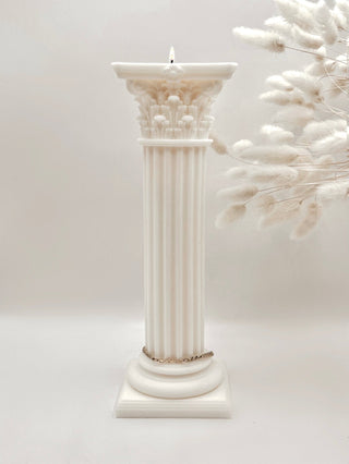 Magnificent Roman Column Candle.