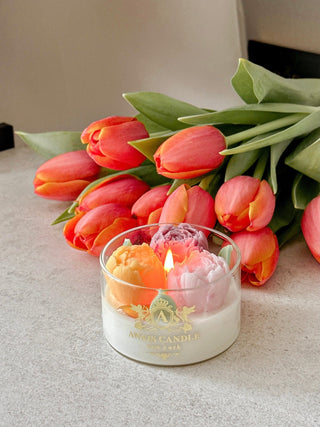 Peony Bouquet Candle.