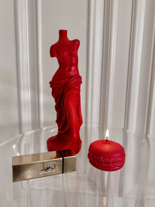 Venus Candle in Lipstick - Holiday Edition.